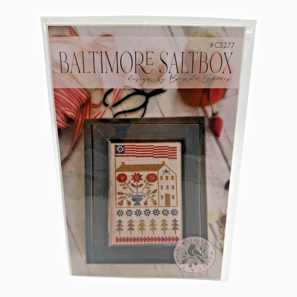 With Thy Needle Thread Baltimore Saltbox CS277 Brenda Gervais X Stitch Pattern